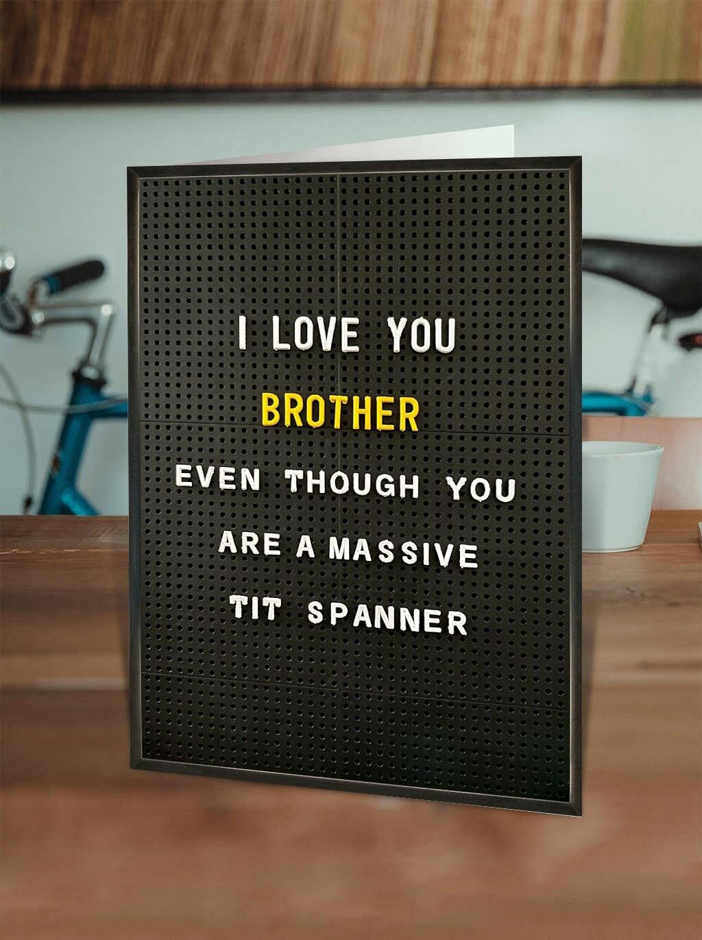 Scheda fratello divertente - chiave inglese