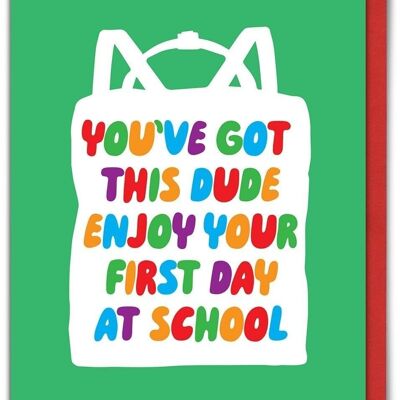 Good Luck Card - First Day At School