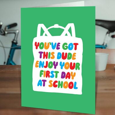 Good Luck Card - First Day At School