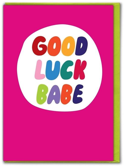 Good Luck Card - Babe