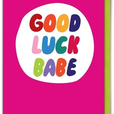 Good Luck Card - Babe