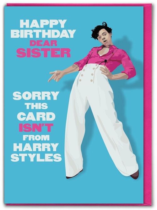 Funny Card - Sister Harry Styles