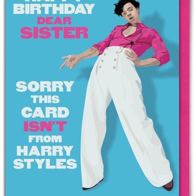 Funny Card - Sister Harry Styles