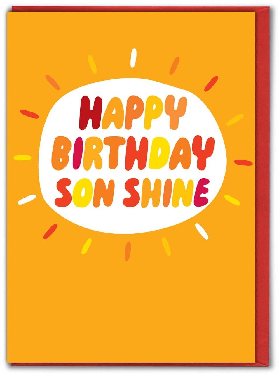 Lustige Karte - Sohn Shine