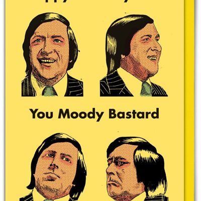 Funny Card - Dad Moody Bastard by Modern Toss