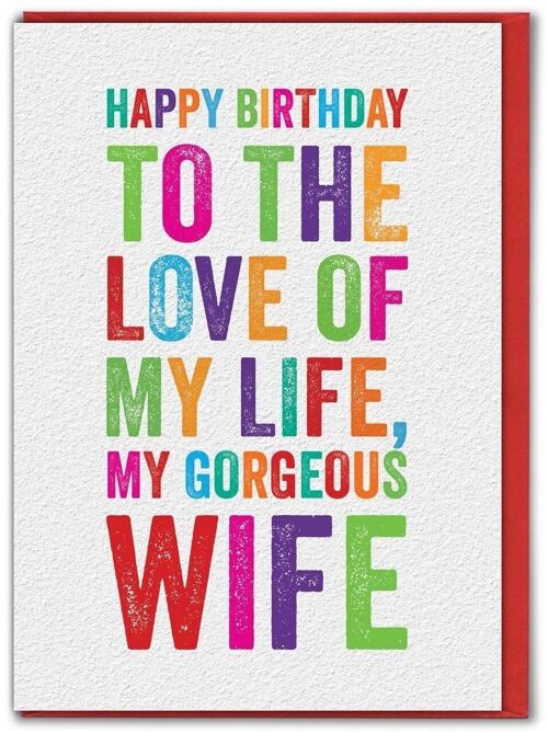 Funny Card - Gorgeous Wife