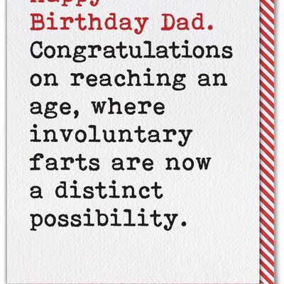 Funny Card - Involuntary Farts Dad
