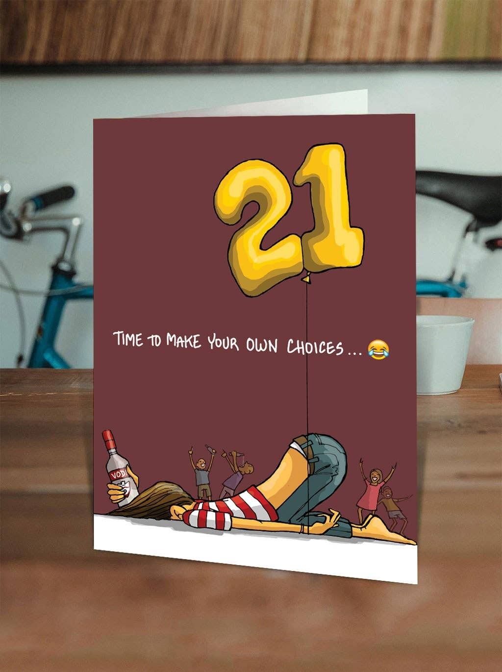 Età 21 Scelte personali - Biglietto di auguri per il 21° compleanno