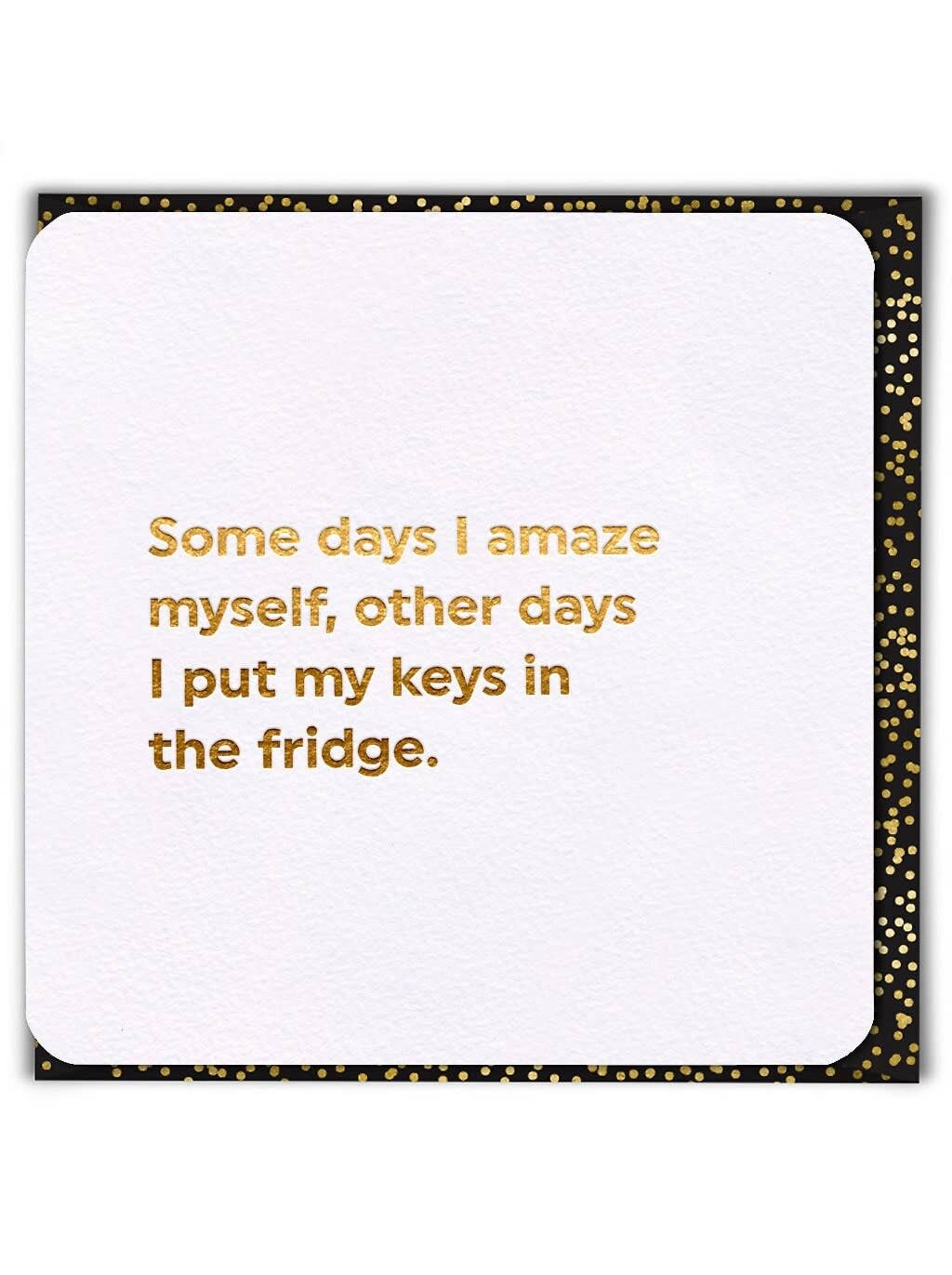 Stupisci me stesso biglietto di compleanno divertente