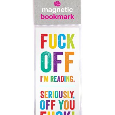 Fuck Off Im Reading Funny Magnetic Bookmark