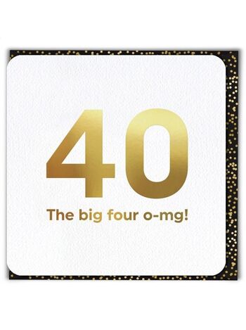 Carte Big Four OMG 40e anniversaire 1