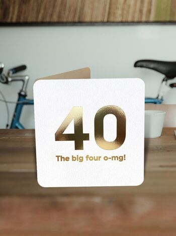 Carte Big Four OMG 40e anniversaire 2