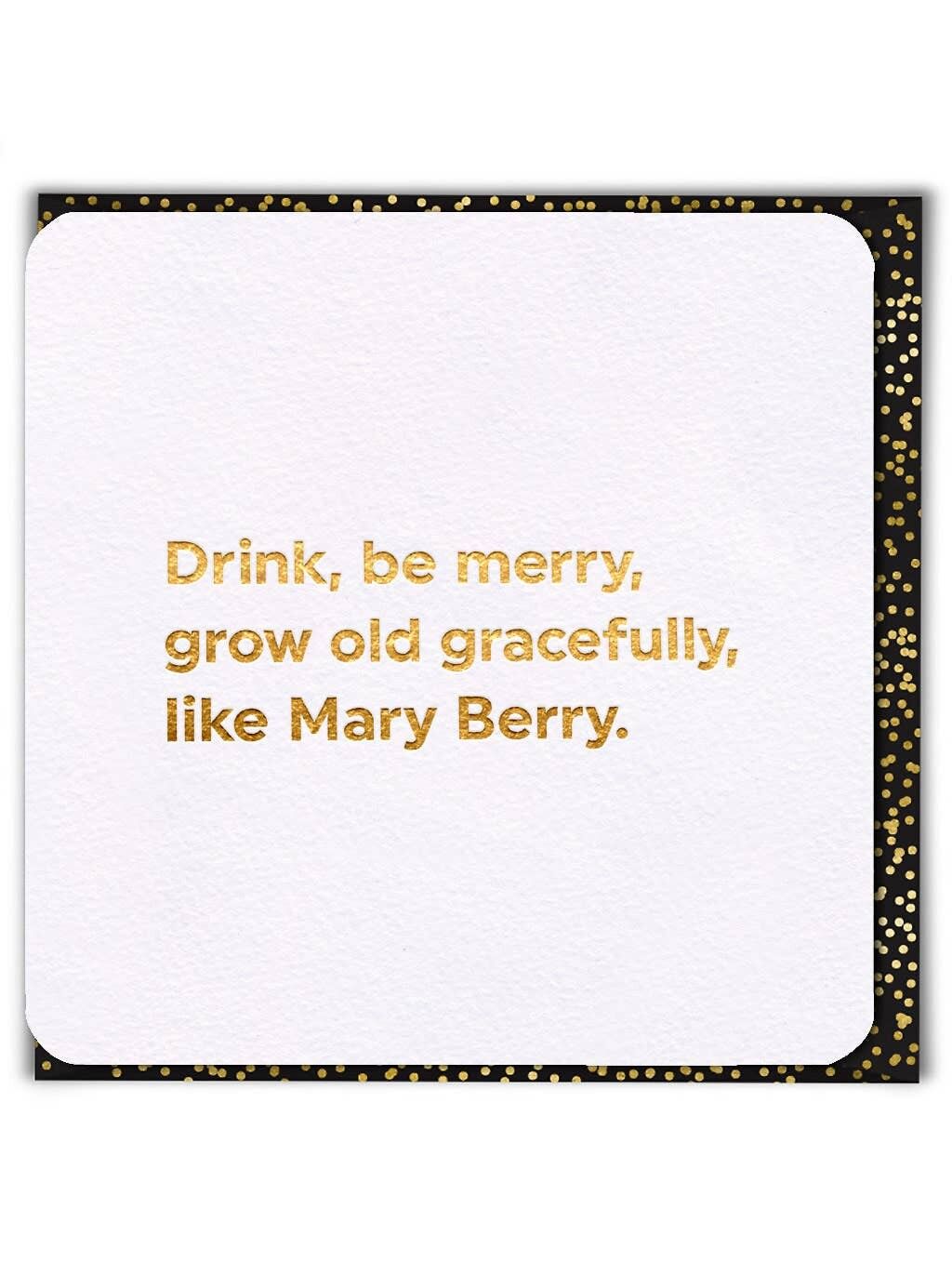 Bevi un biglietto di compleanno divertente e allegro Funny