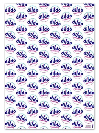 Dildo Superstore Rude Emballage Cadeau **Pack de 2 Feuilles Pliées** 1