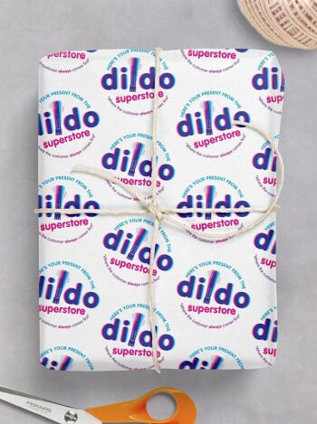 Dildo Superstore Rude Emballage Cadeau **Pack de 2 Feuilles Pliées** 2