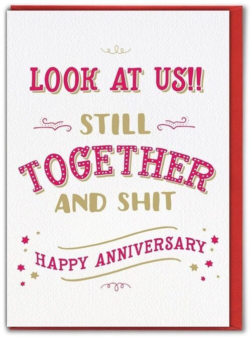 Still Together Anniversary Funny Anniversary Card