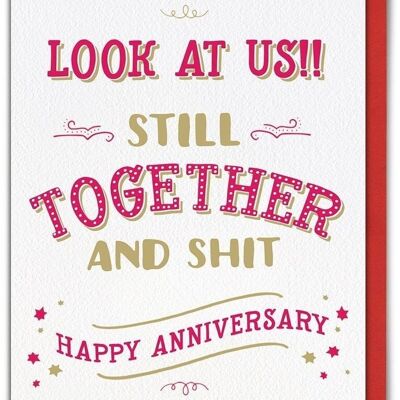 Still Together Anniversary Tarjeta de aniversario divertida