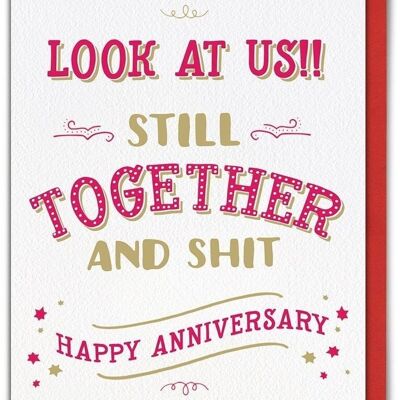 Still Together Anniversary Funny Anniversary Card