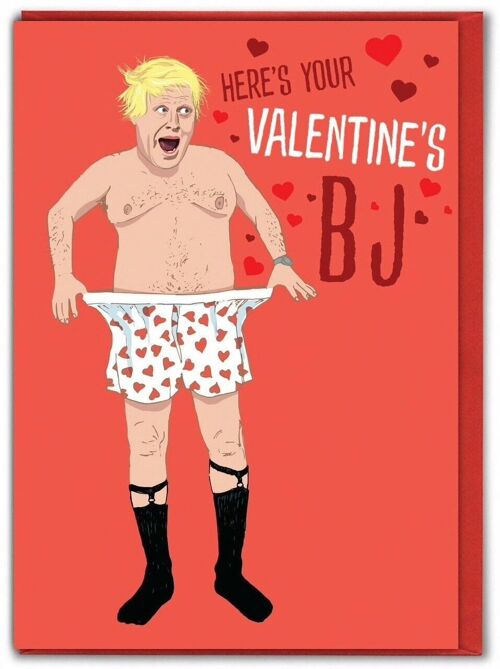 Valentine's BJ Funny Valentines Card