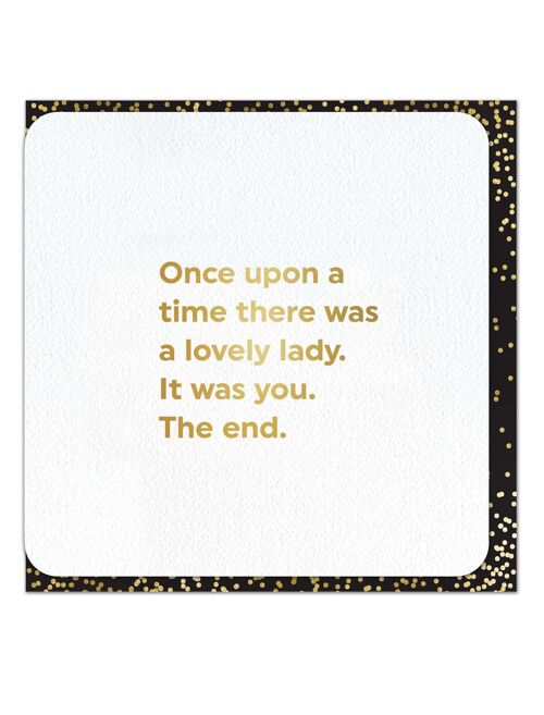 Funny Birthday Card - Once Upon A Time