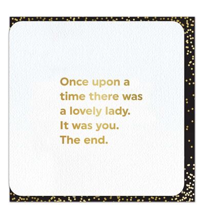 Funny Birthday Card - Once Upon A Time