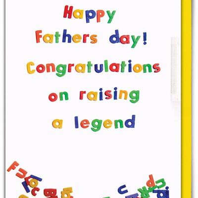 Raising A Legend Funny Father's Day Card