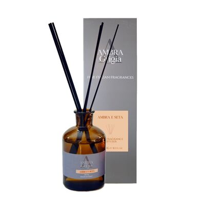 ROOM DIFFUSER - AMBER AND SILK FRAGRANCE -