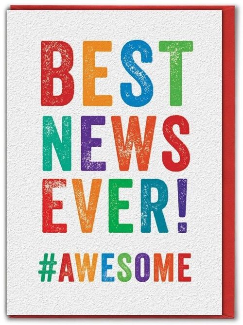 Best News Ever Congrats Funny Congratulations Card