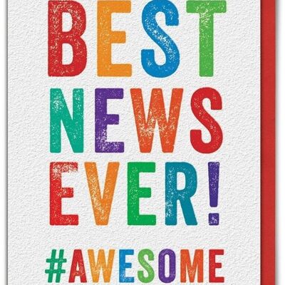 Best News Ever Congrats Funny Congratulations Card