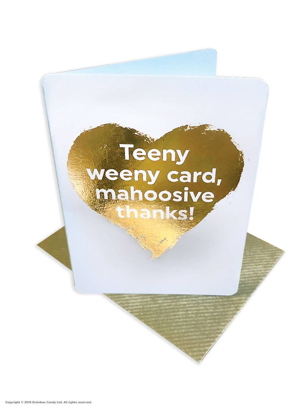 Massive Dankeschön Lustige Dankeschön Kleine Karte