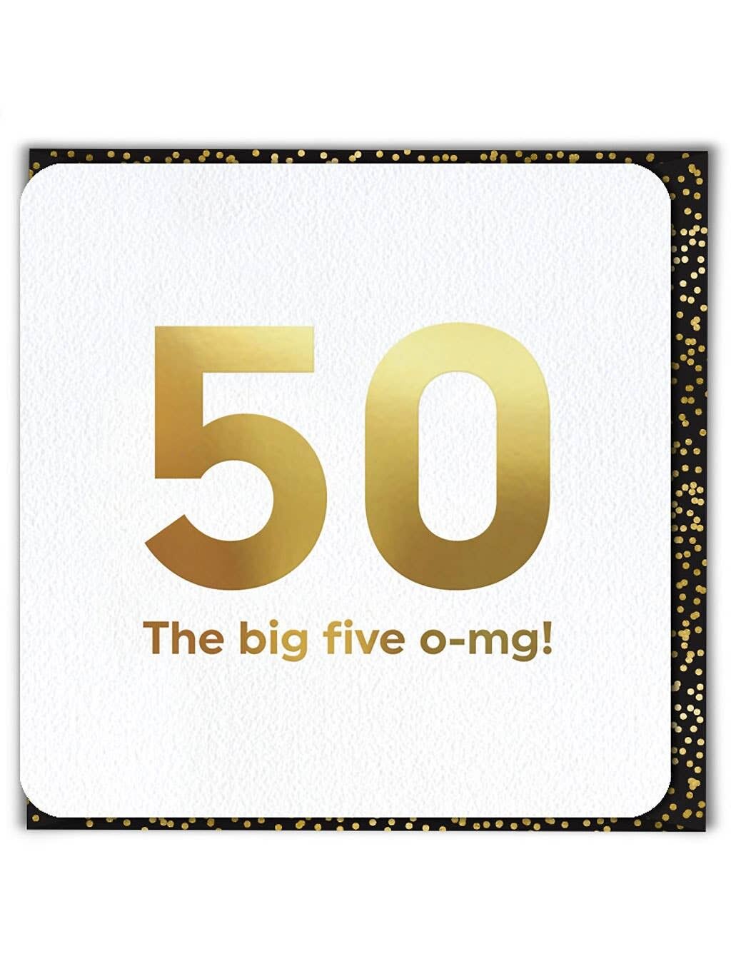 Big Five OMG 50. Geburtstagskarte