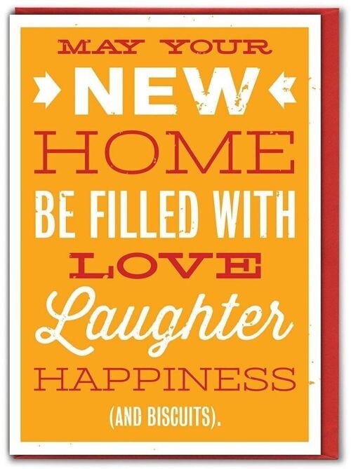 New Home Biscuits Funny New Home Card