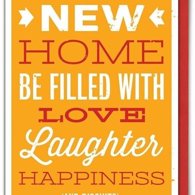 New Home Biscuits Funny New Home Card