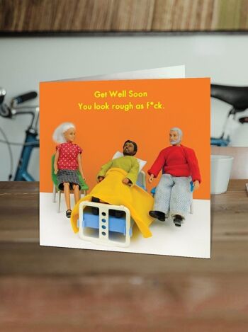 Carte drôle - Get Well Soon 2