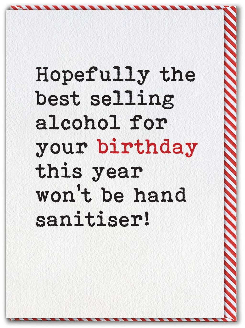 Desinfektionsmittel lustige Geburtstagskarte