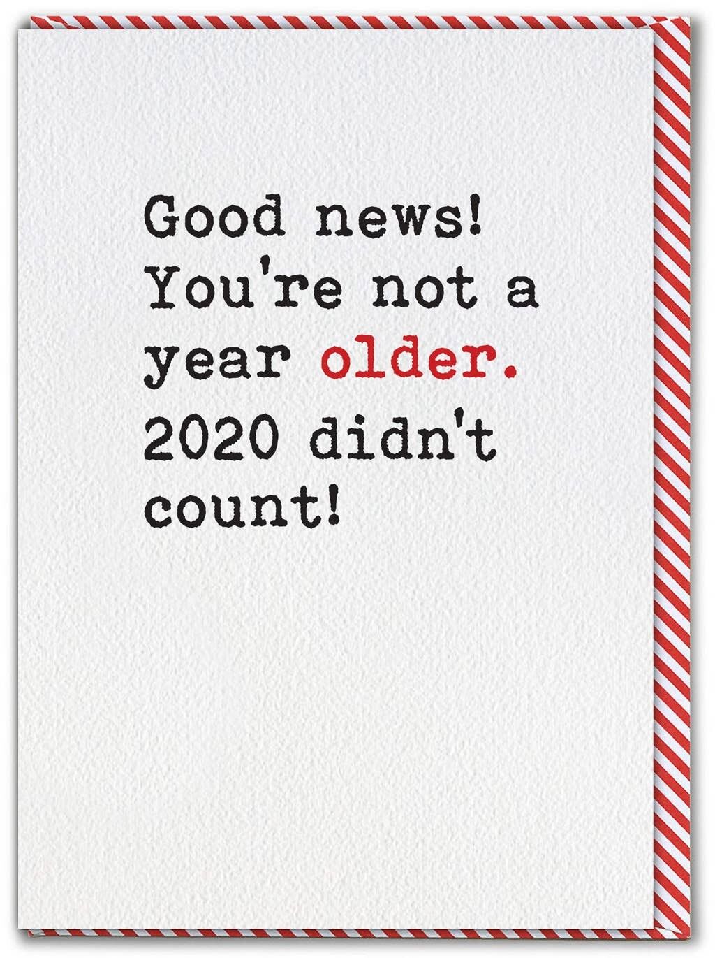 Buone notizie divertente biglietto di auguri