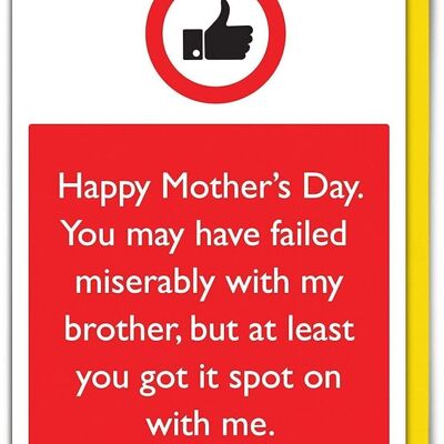 Spot On With Me Funny Mother's Day Card