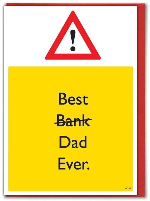 Best Bank Dad Ever Funny Father's Day Card