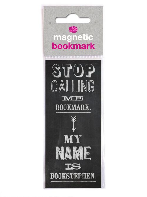 BookStephen Funny Magnetic Bookmark