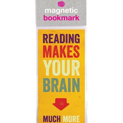 Brain Cleverer Funny Magnetic Bookmark