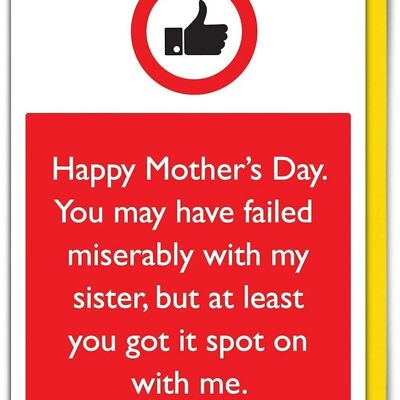 Spot On With Me Mother's Day - Sister Card