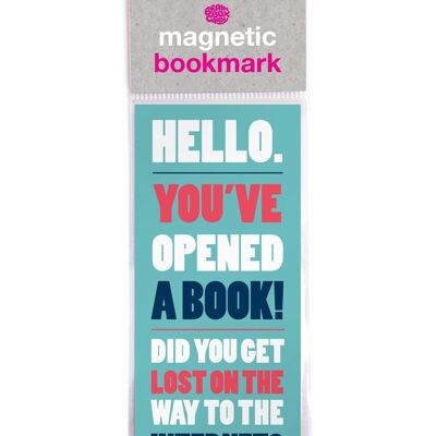 Hello Funny Magnetic Bookmark