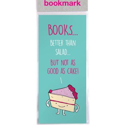 Not As Good As Cake Funny Magnetic Bookmark