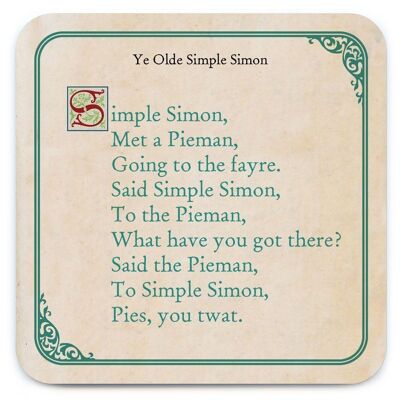 Simple Simon Coaster