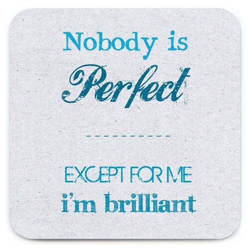 Nobody Is Perfect Coaster