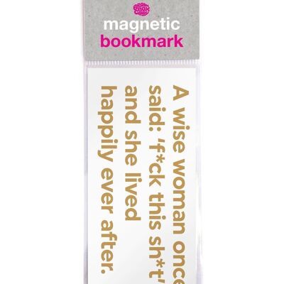 A Wise Woman Bookmark Funny Magnetic Bookmark