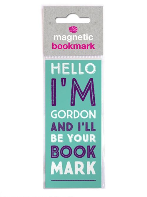 Gordon Funny Magnetic Bookmark