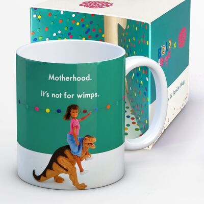 Mug drôle - La maternité pas pour les mauviettes