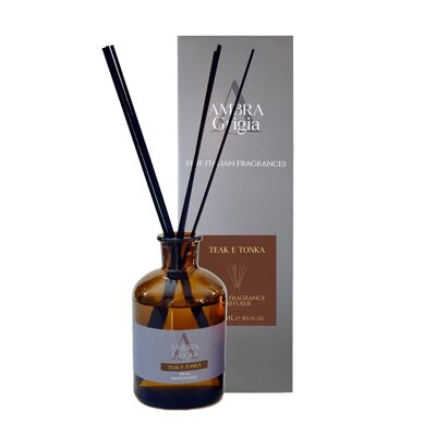 ROOM DIFFUSER - TEAK AND TONKA FRAGRANCE -