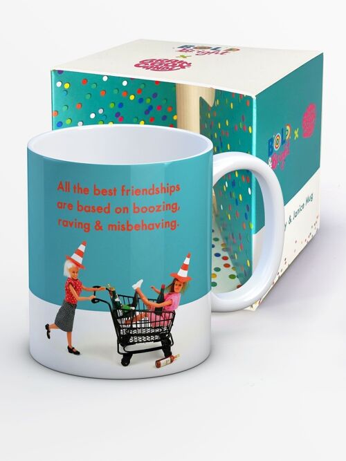 Funny Mug - Boozing Raving